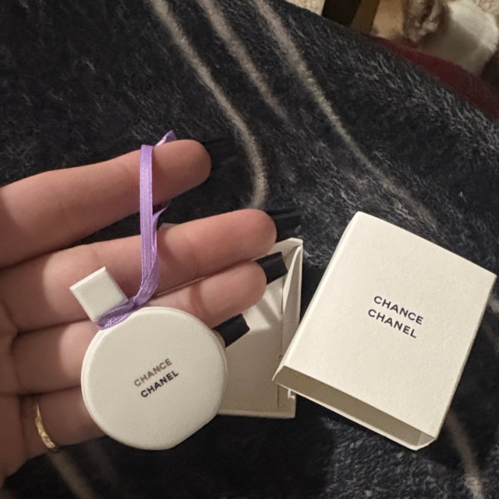 New in box Chanel Fragrance ceramic ornament